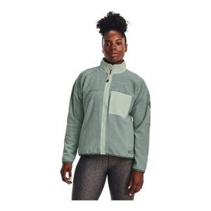 Under Armour Women's Polartec Maxx Full Zip Long Sleeve Top Womens Small Blue